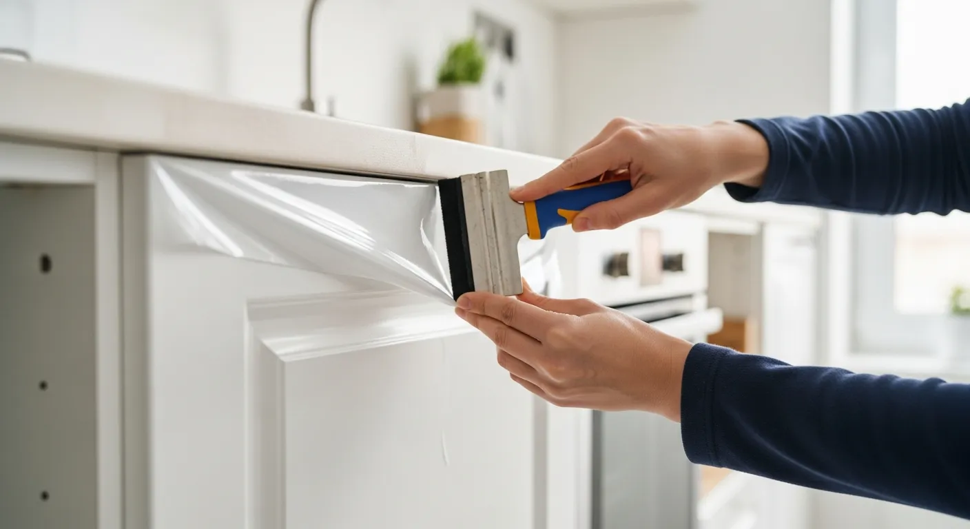 Comment poser un adhésif décoratif étape par étape